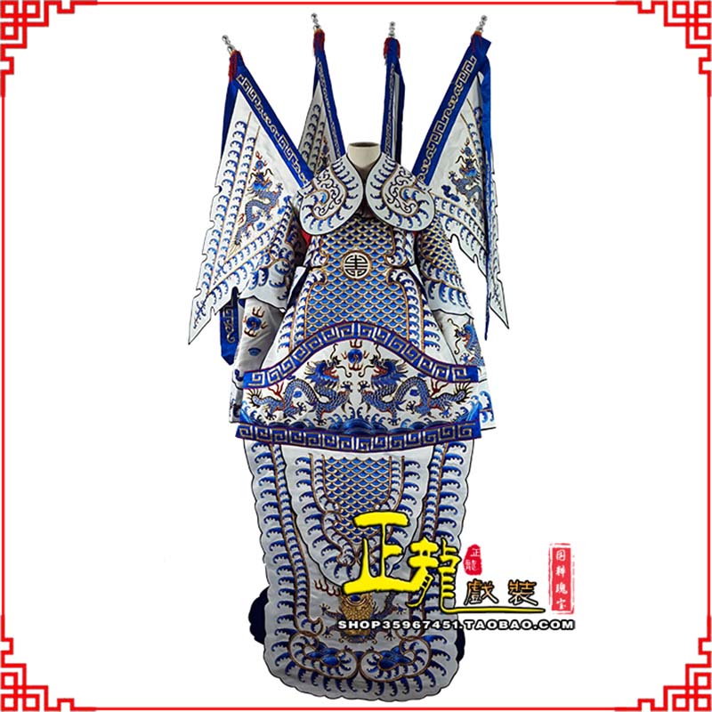 临淄武生武将大靠祥龙勾金
